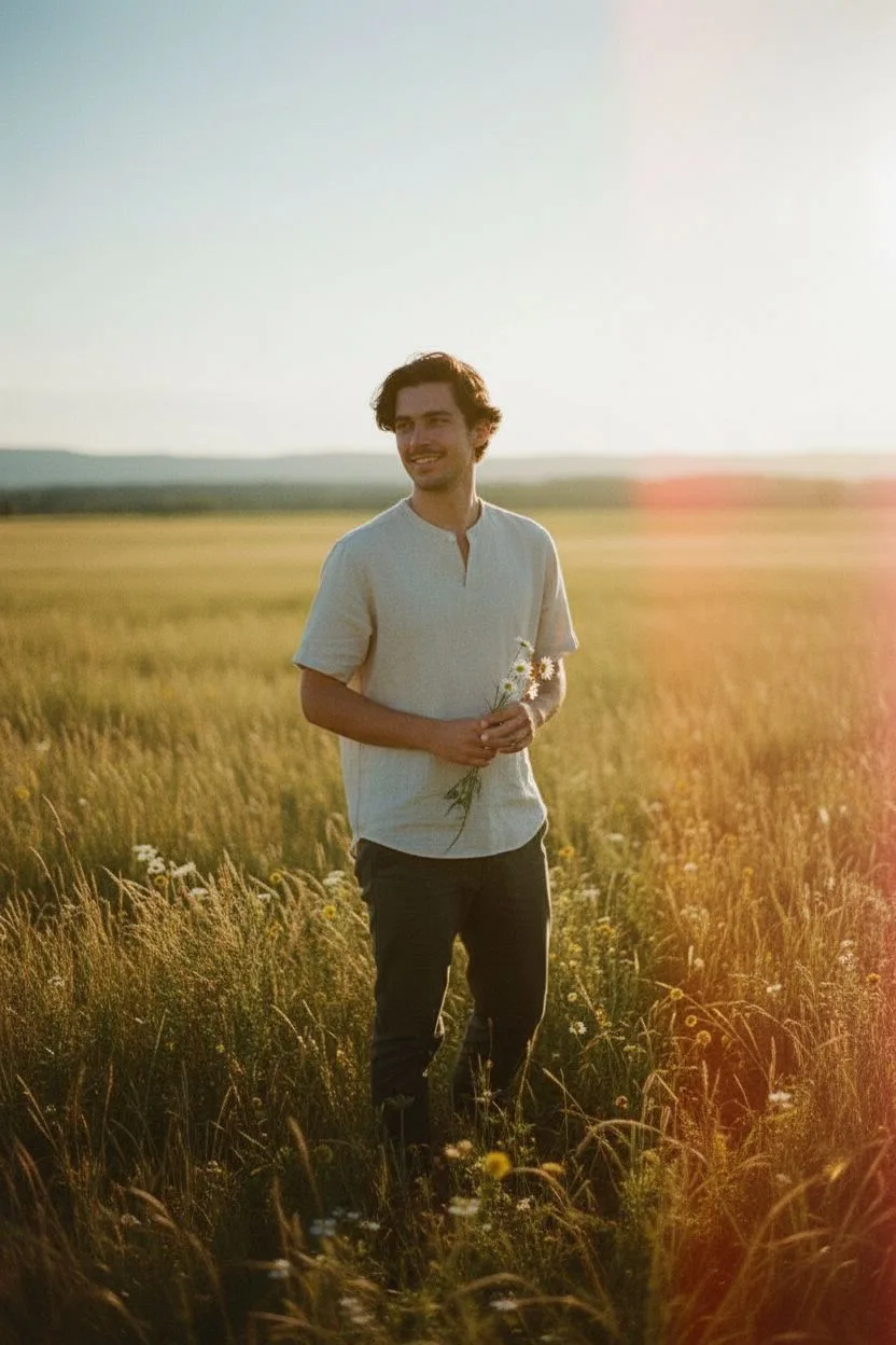 Example of the Analog Influencer AI photoshoot pack