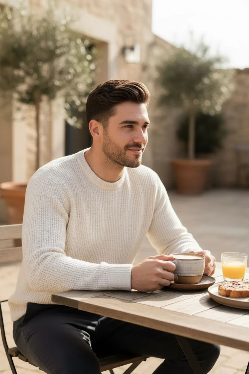 Example of the Brunch Aesthetic AI photoshoot pack