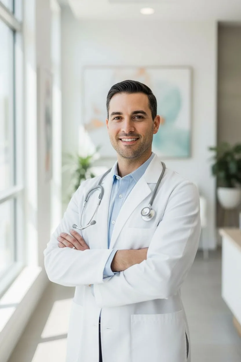 Example of the Doctor / Healthcare AI photoshoot pack