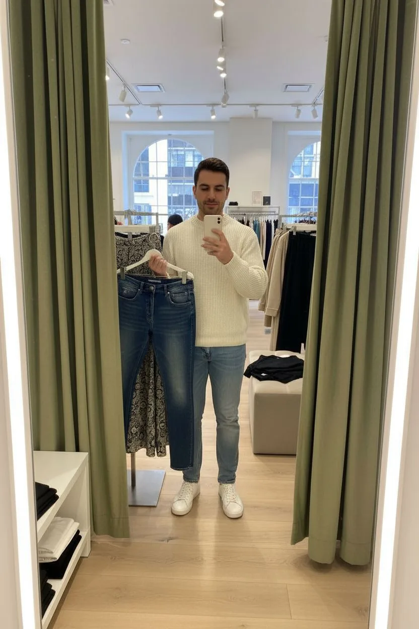 Example of the Fitting Room AI photoshoot pack