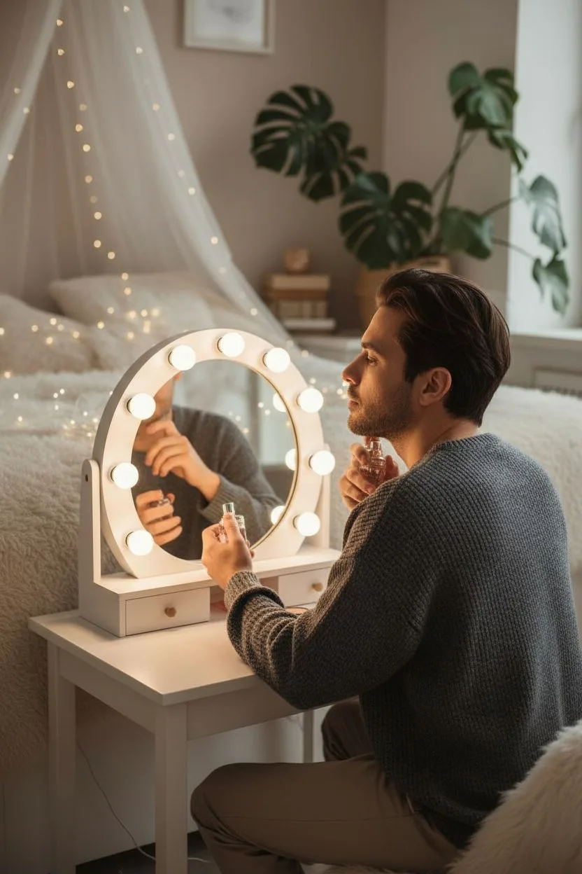 Example of the Get Ready With Me AI photoshoot pack