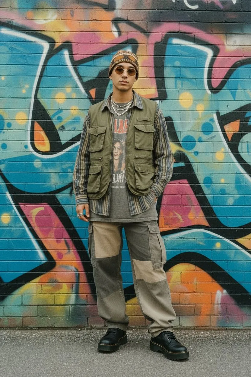 Example of the Thrift Vintage AI photoshoot pack