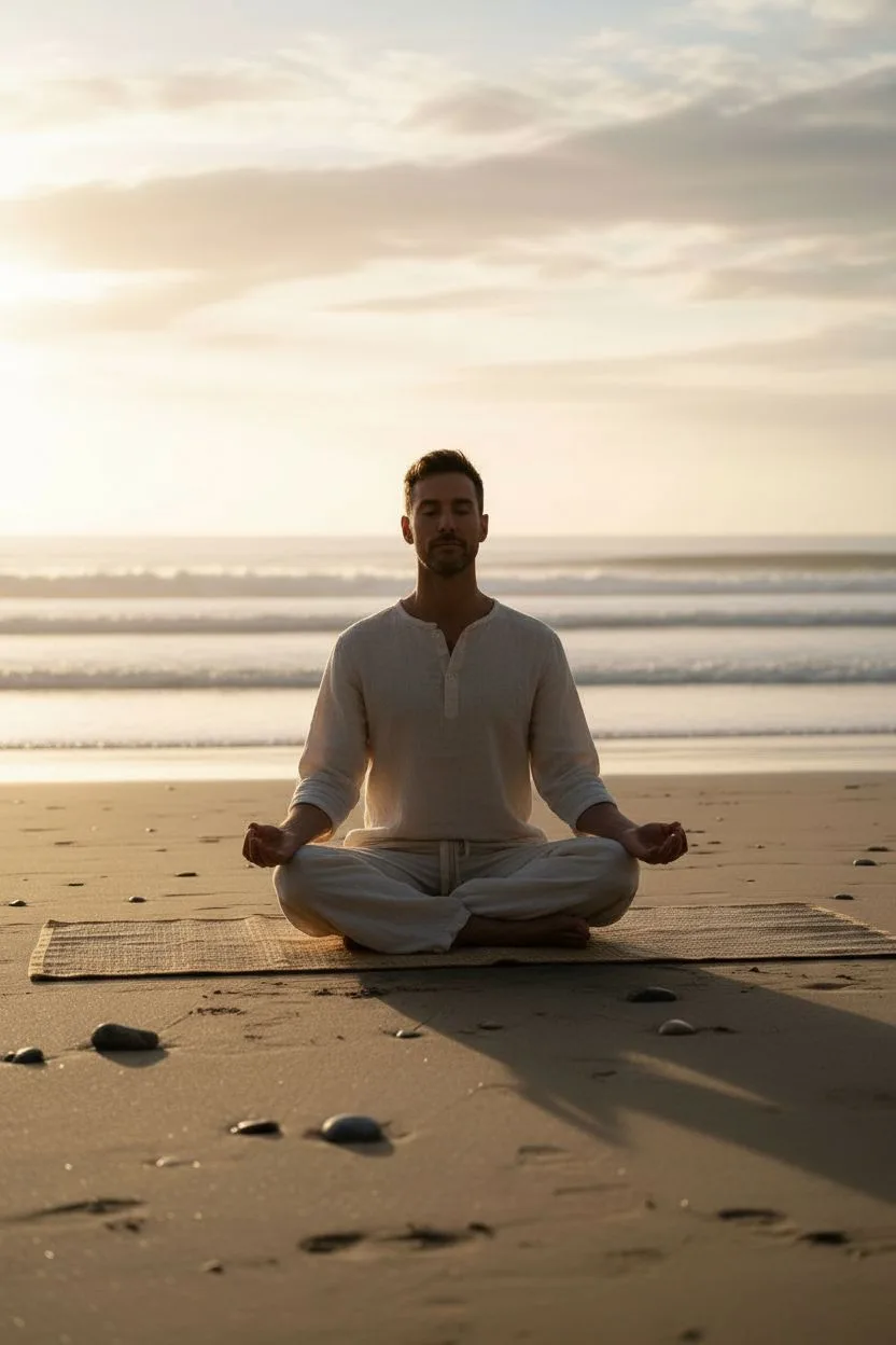 Example of the Yoga & Wellness AI photoshoot pack